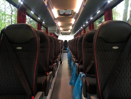 57 Seat Neoplan Tourliner   Inside Seating